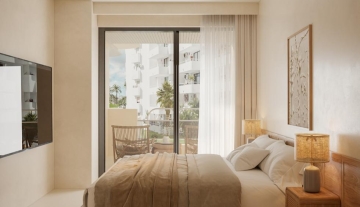 Resa Estates Ibiza for sale te koop Apartment Botafoch bedroom 4.jpg